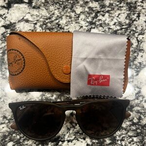 Ray-Ban Sunglasses: Ray-Ban Erika Sunglasses in 
Matte Dark Sand